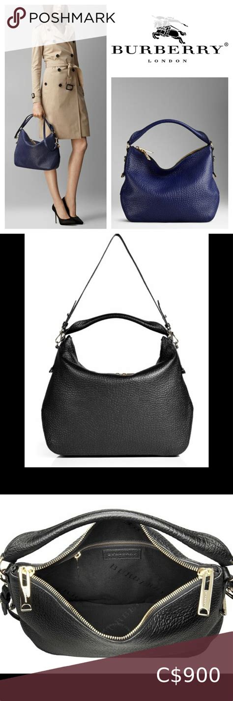 Burberry Pebbled Leather Ledbury Hobo 